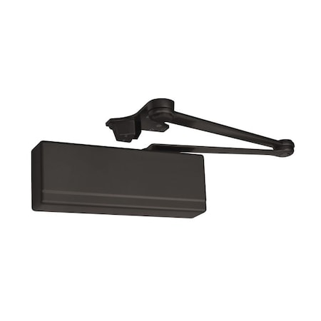 Sargent Hvy Dty Parallel Arm Powerglide Cast Iron Door Closer with Compression Stop Sprayed Bronze Enamel 281CPSEB